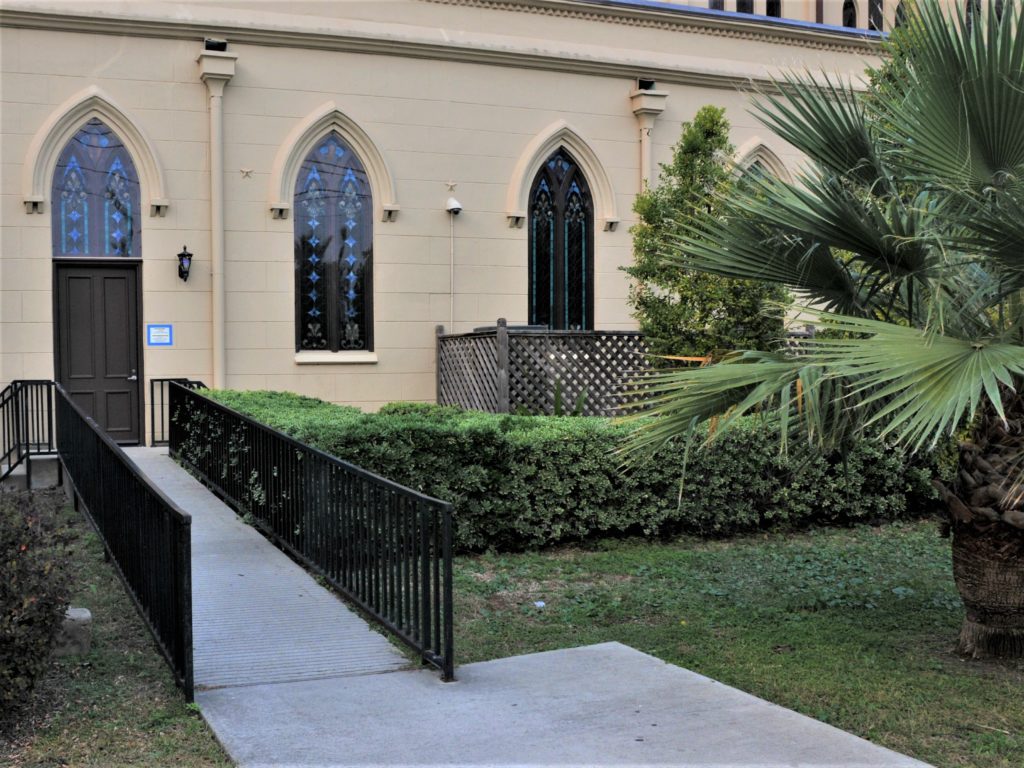 Photo of church side entry