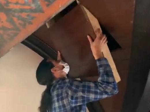 Picture: Interior inspection during field visit