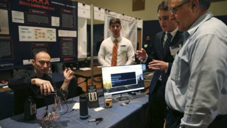 Ryan Saavedra at UTSA Tech Symposium